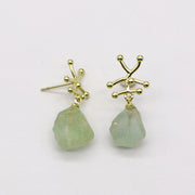New Classic Original Irregular Natural Stone Earring