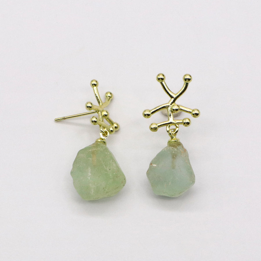 New Classic Original Irregular Natural Stone Earring