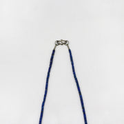 Vintage Style 2.5mm Lapis  Necklace