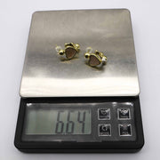 Sweet Heart Shape Classic Natural Stone Earring