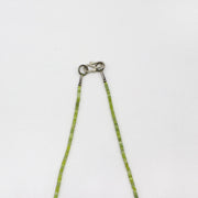 Lemon Jade Heishi Necklace Vintage Style