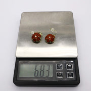 New Classic Fashion Flower Shape Natural Stone Earring