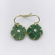New Classic Fashion Flower Shape Natural Stone Earring