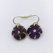 New Classic Fashion Flower Shape Natural Stone Earring