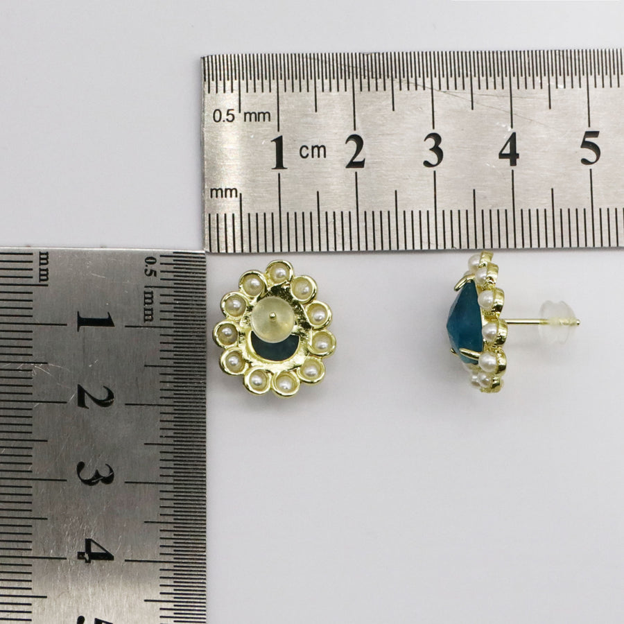 Exquisite Present Fashion Drop Shape Natural Stone Earring