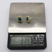 Exquisite Present Fashion Drop Shape Natural Stone Earring