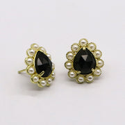 Exquisite Present Fashion Drop Shape Natural Stone Earring