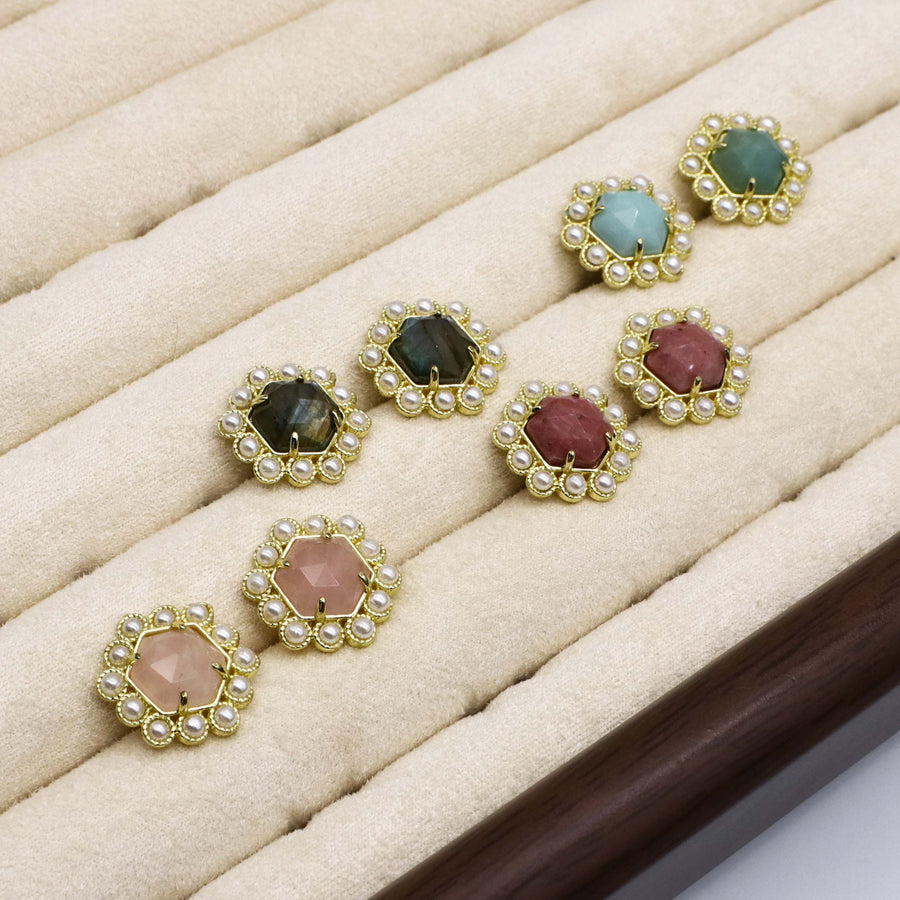 Exquisite Retro Fashion Natural Stone Earring