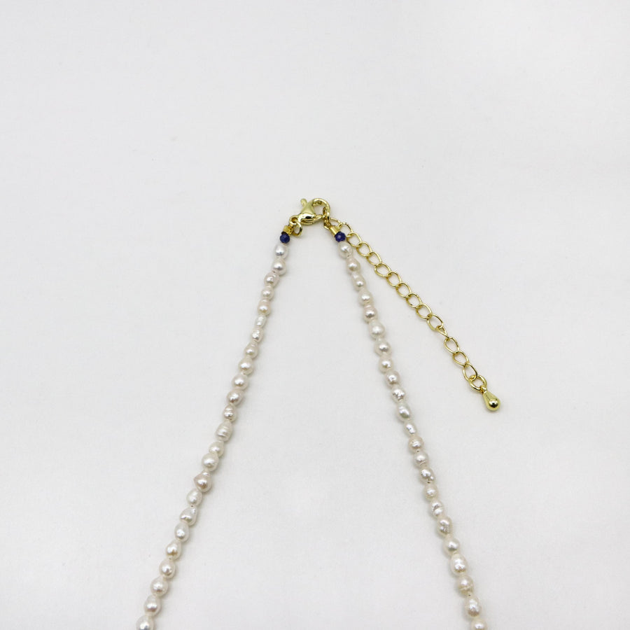 Fresh Water Pearl Tourmaline Necklace