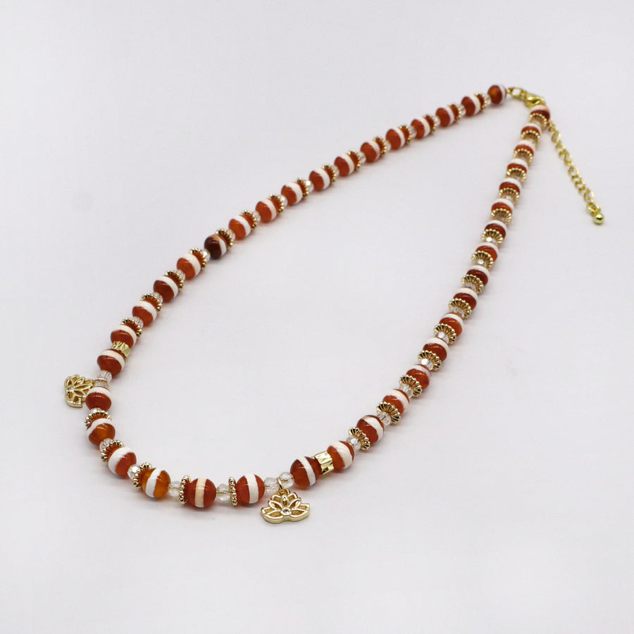 Bohemian Style Agate Necklace