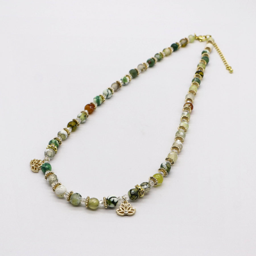 Bohemian Style Agate Necklace