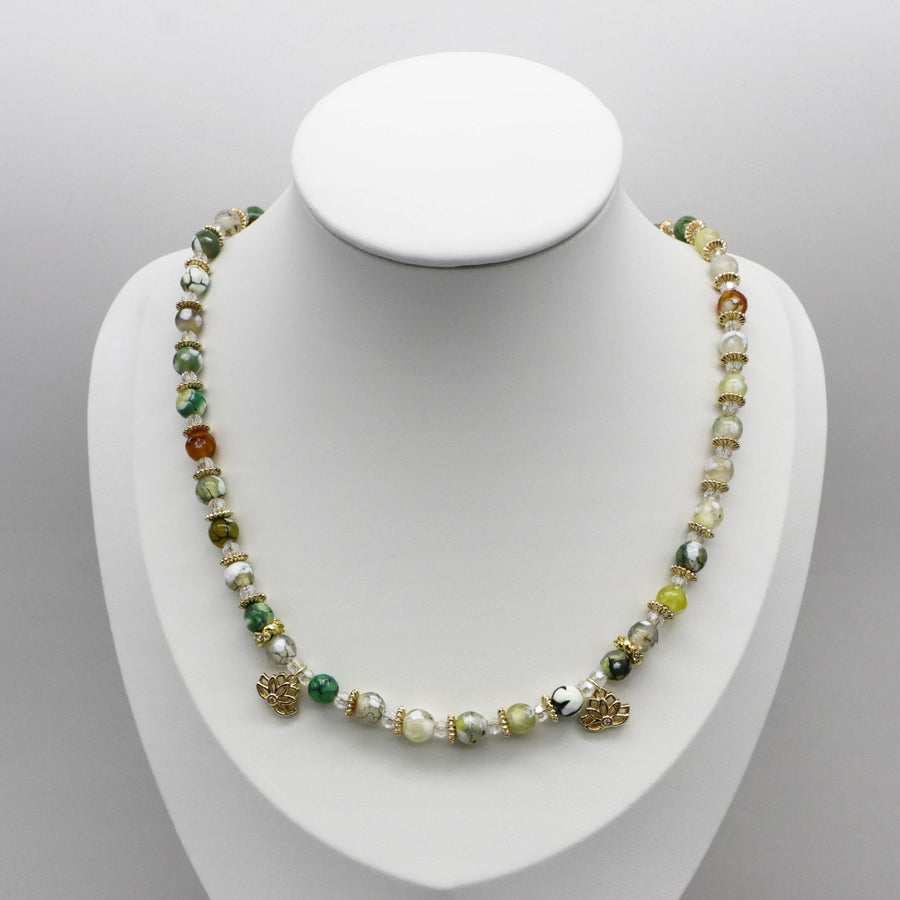 Bohemian Style Agate Necklace