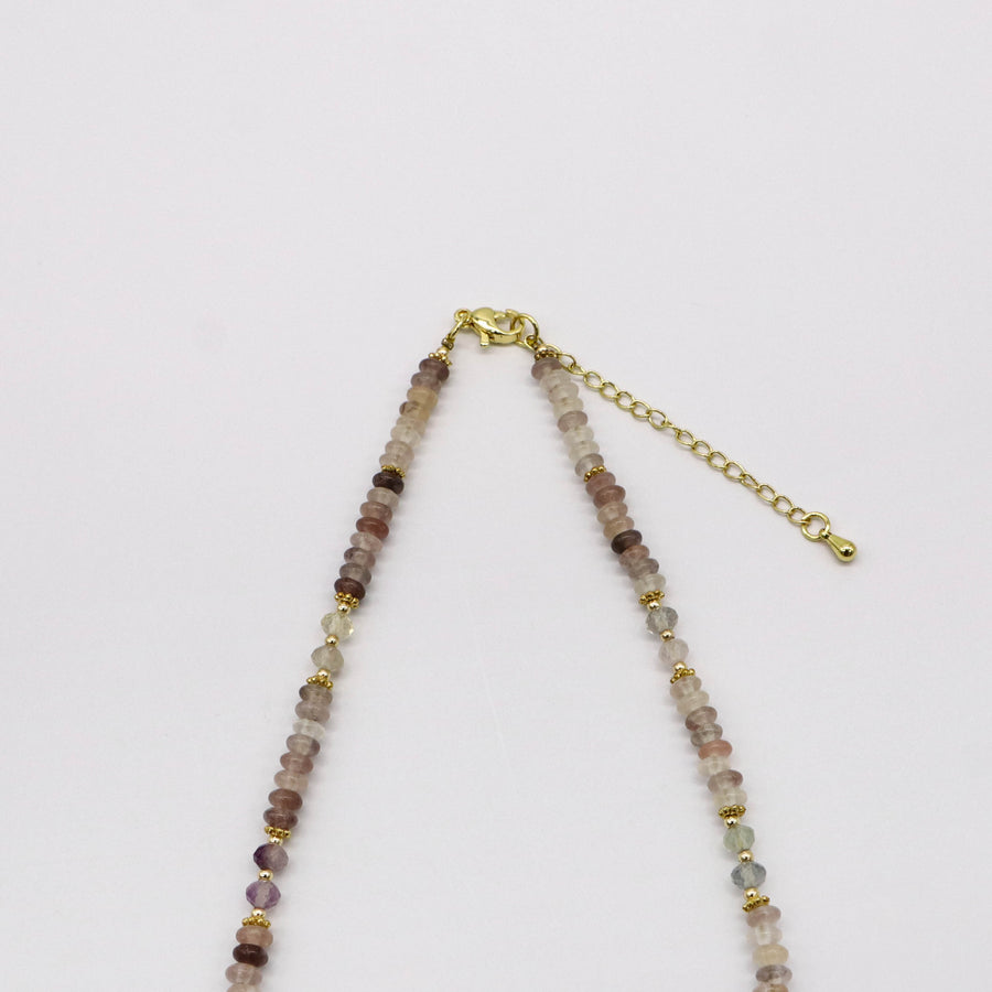 Bohemian Style Irregular Pearl With Chain Choker