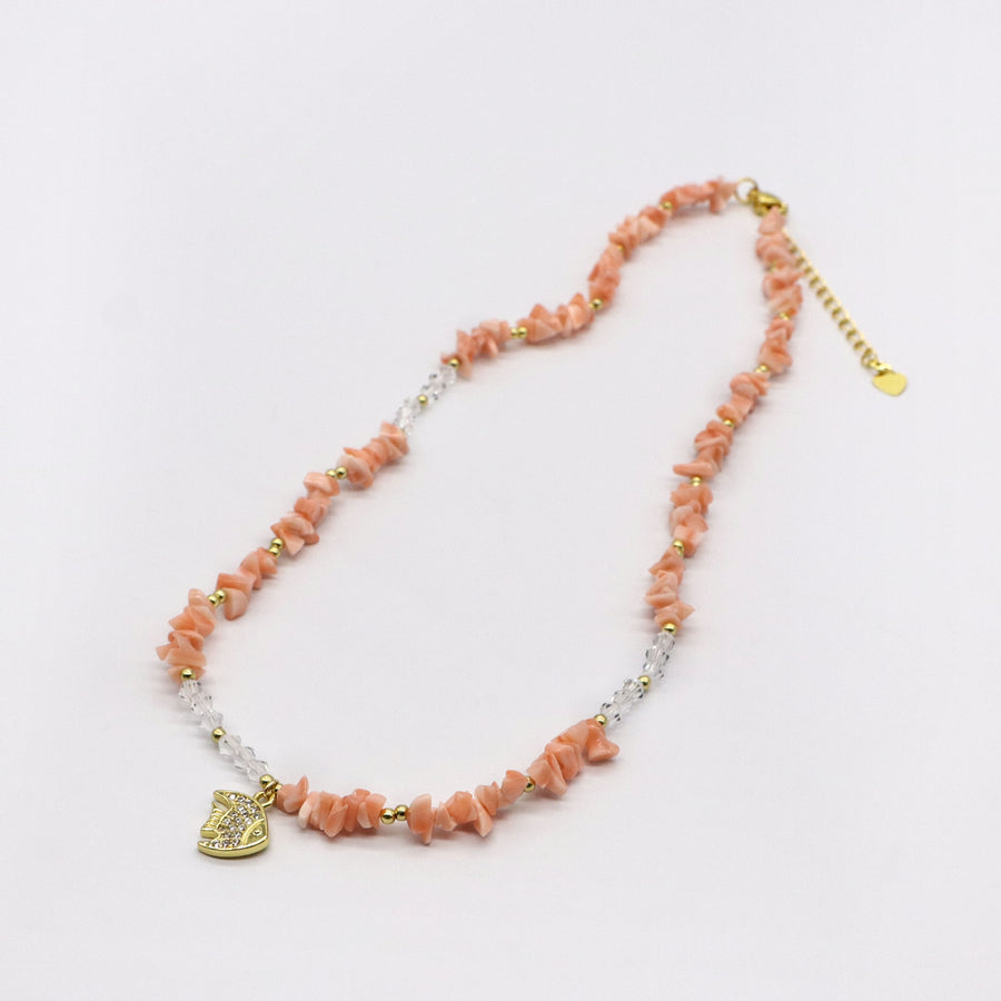 Luxurious Style Natural Coral Necklace