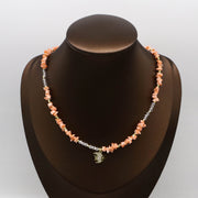 Luxurious Style Natural Coral Necklace