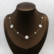 Simple And Elegant Style 5-6mm Pearl Necklace