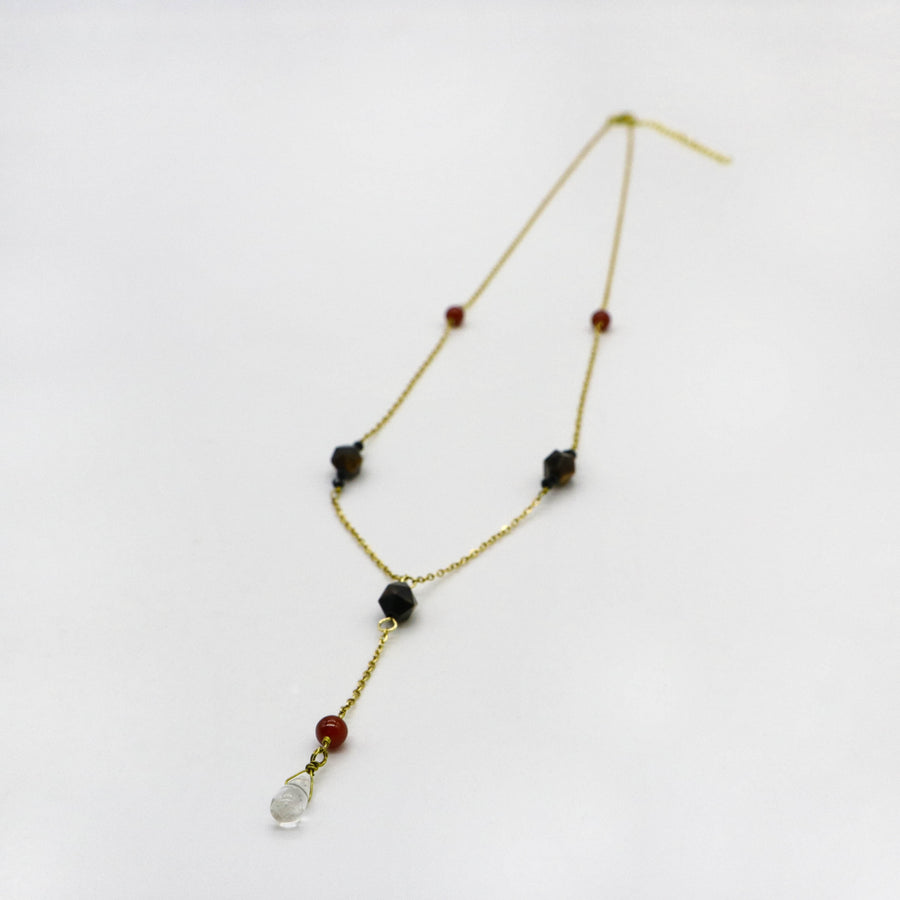 Elegant Style 5.5mm Tiger eye Necklace