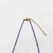 2mm Faceted Zircon Classic Style Necklace