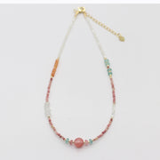 Nice 2 mm Small  Beads Natural Stone Beads Chocker
