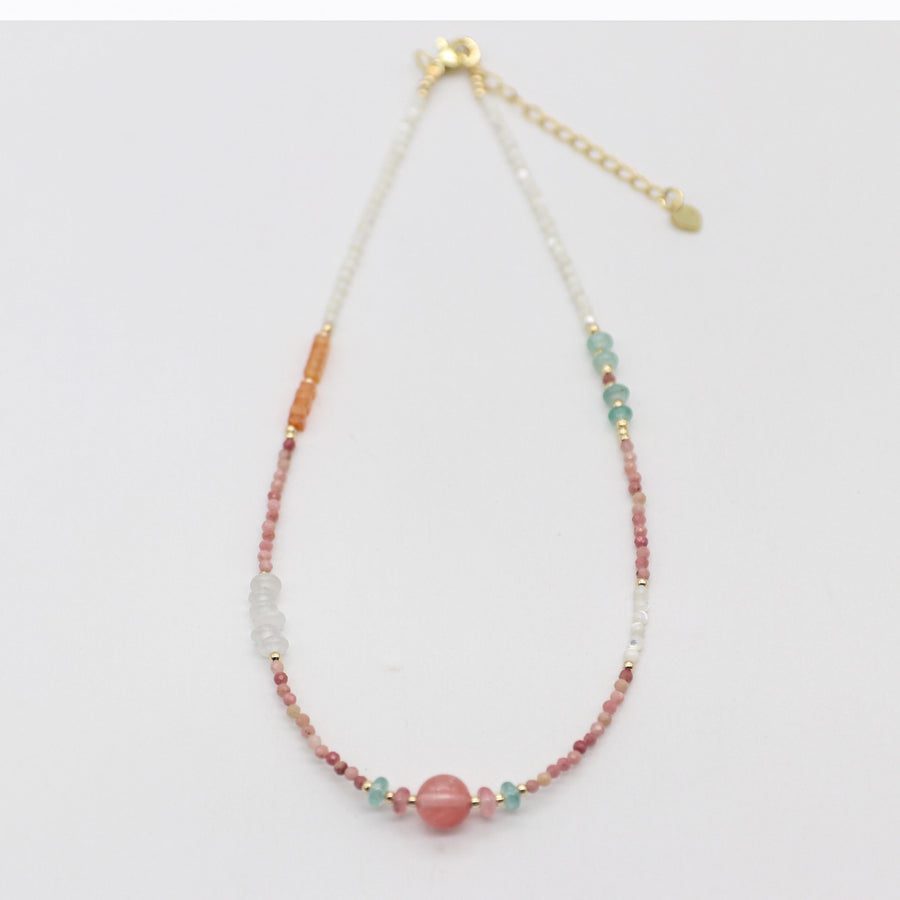 Nice 2 mm Small  Beads Natural Stone Beads Chocker