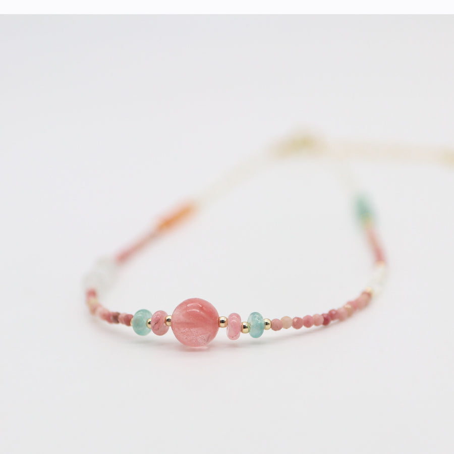 Nice 2 mm Small  Beads Natural Stone Beads Chocker