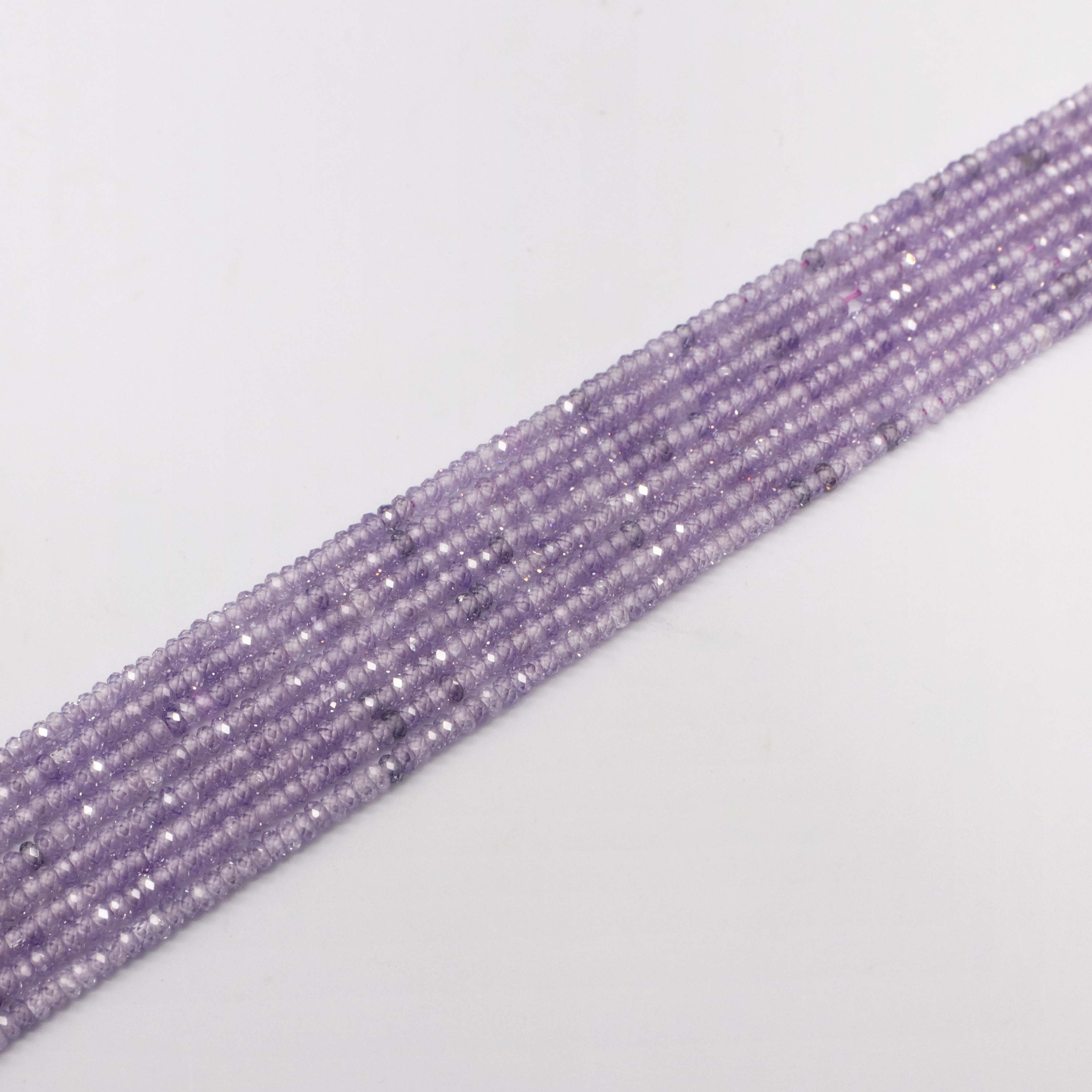 Contas de pedra naturais redondas de 2 mm facetadas para preço de material de design de joias para 5 fios