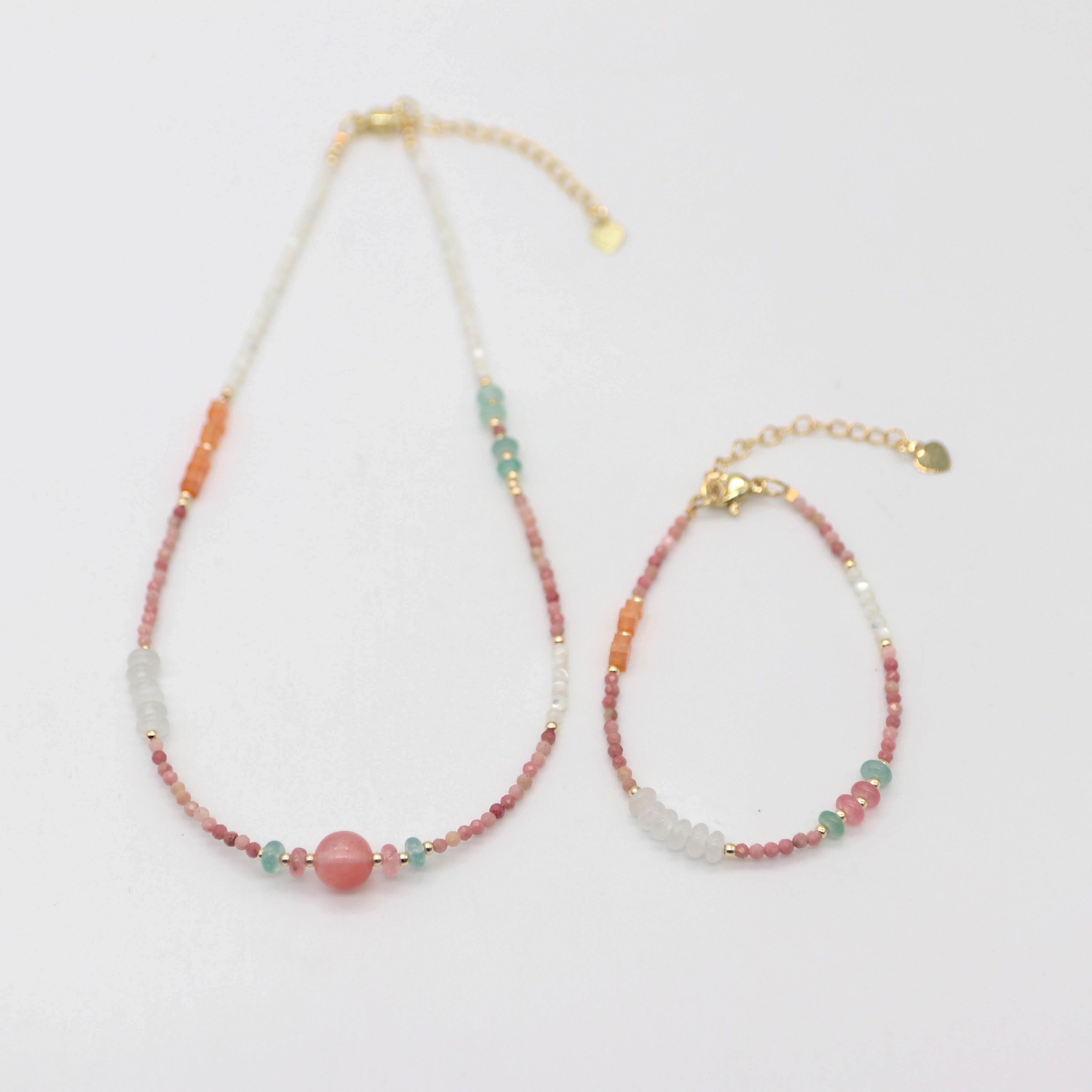 Nice 2 mm Small  Beads Natural Stone Beads Chocker
