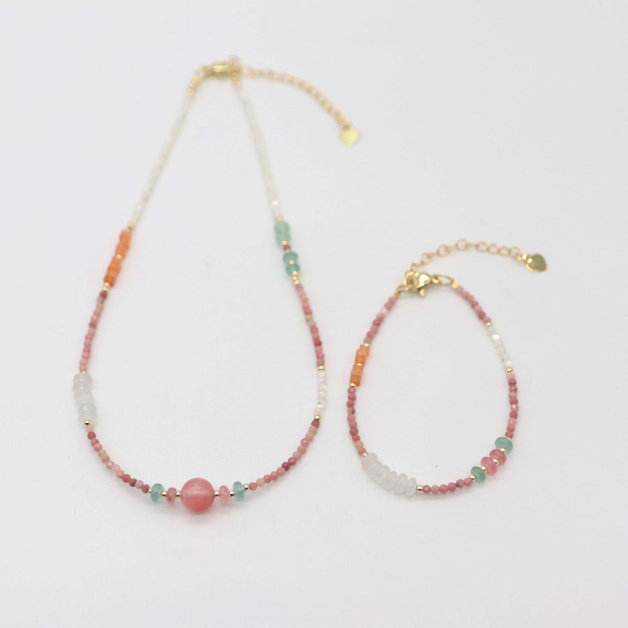 Nice 2 mm Small  Beads Natural Stone Beads Chocker