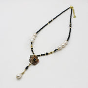 Elegant Style 2mm Black Spinel Luxury Necklace