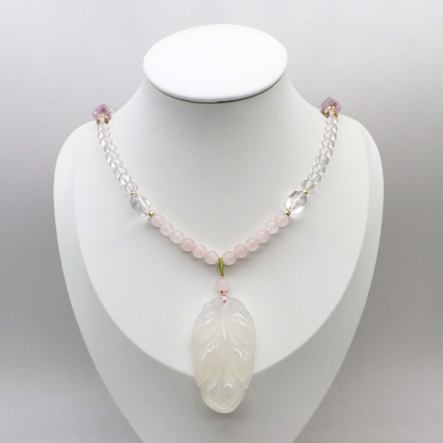 Neo-classical Style 6mm Crystal Necklace