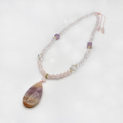 Neo-classical Style 6mm Crystal Necklace