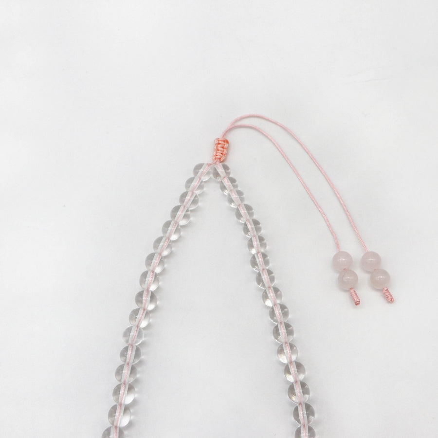 Neo-classical Style 6mm Crystal Necklace