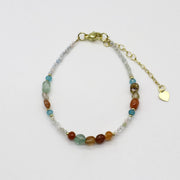 Ocean Vibe Amazonite & Pearl Stackable Bracelet Set [B131]