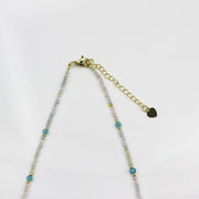 Nice 4-6mm Irregularly Mixed Natural Stones Princess Style Necklace & Bracelet Set