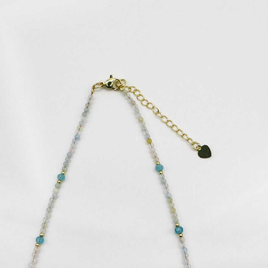Nice 4-6mm Irregularly Mixed Natural Stones Princess Style Necklace & Bracelet Set