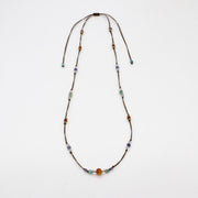 Nice Natrual Stone Beads Necklace & Bracelet Set National Style