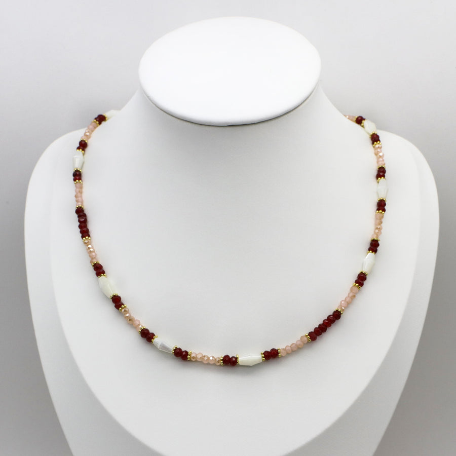 Elegant Style 5X8mm Mop Necklace