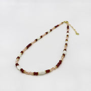 Elegant Style 5X8mm Mop Necklace