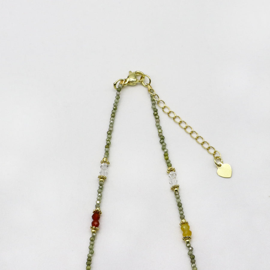 Bling Bling 6.5mm Rose Quartz Necklace