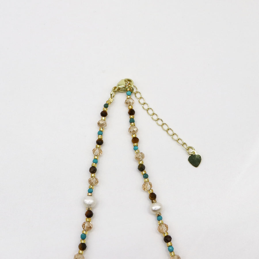 Nice 5-6mm Irregular Pearl Autumn Winter Seazon Style Necklace & Bracelet Set