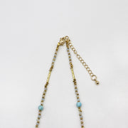 Metallic Style Small Natural Stone Beads Necklace