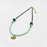 Nice 2mm Black Spinel Necklace Kids Style