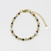 Nice 5-6mm Irregular Pearl Autumn Winter Seazon Style Necklace & Bracelet Set
