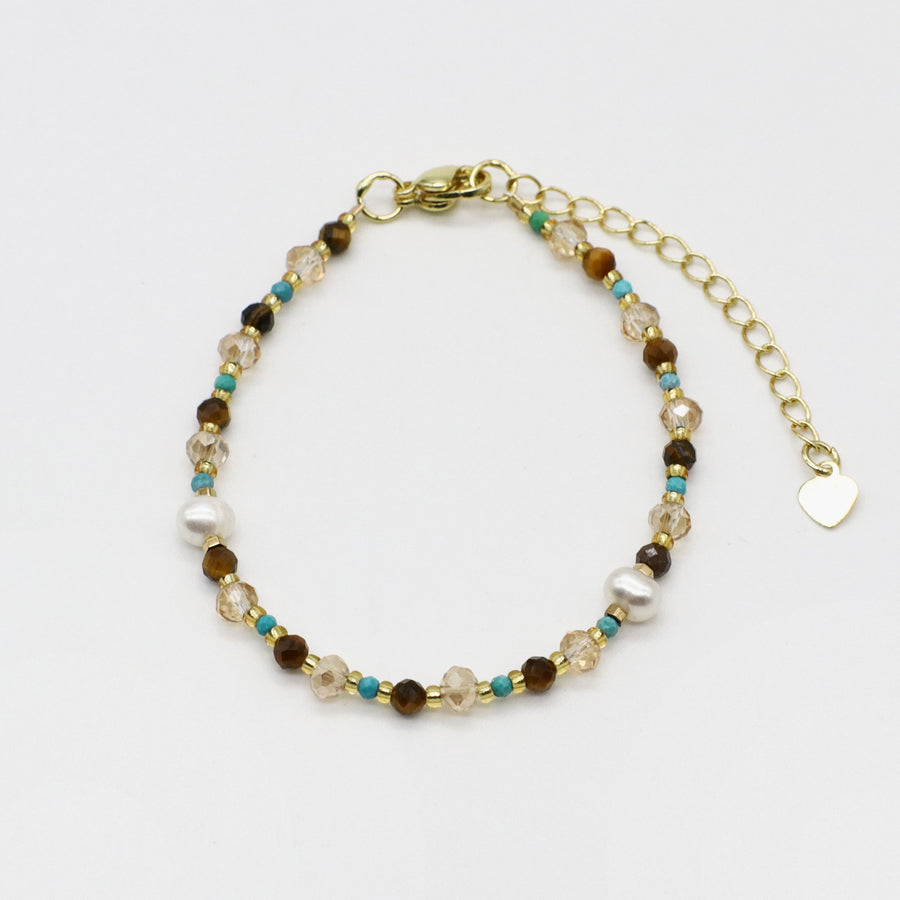 Nice 5-6mm Irregular Pearl Autumn Winter Seazon Style Necklace & Bracelet Set