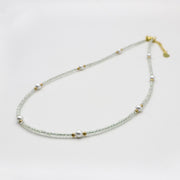 2mm Natural Stone Beads Classic Style Necklace & Bracelet Set