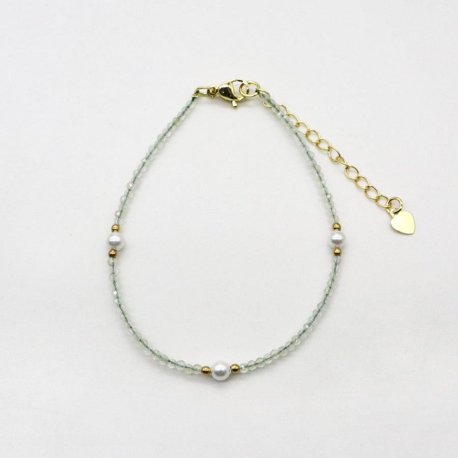 2mm Natural Stone Beads Classic Style Necklace & Bracelet Set