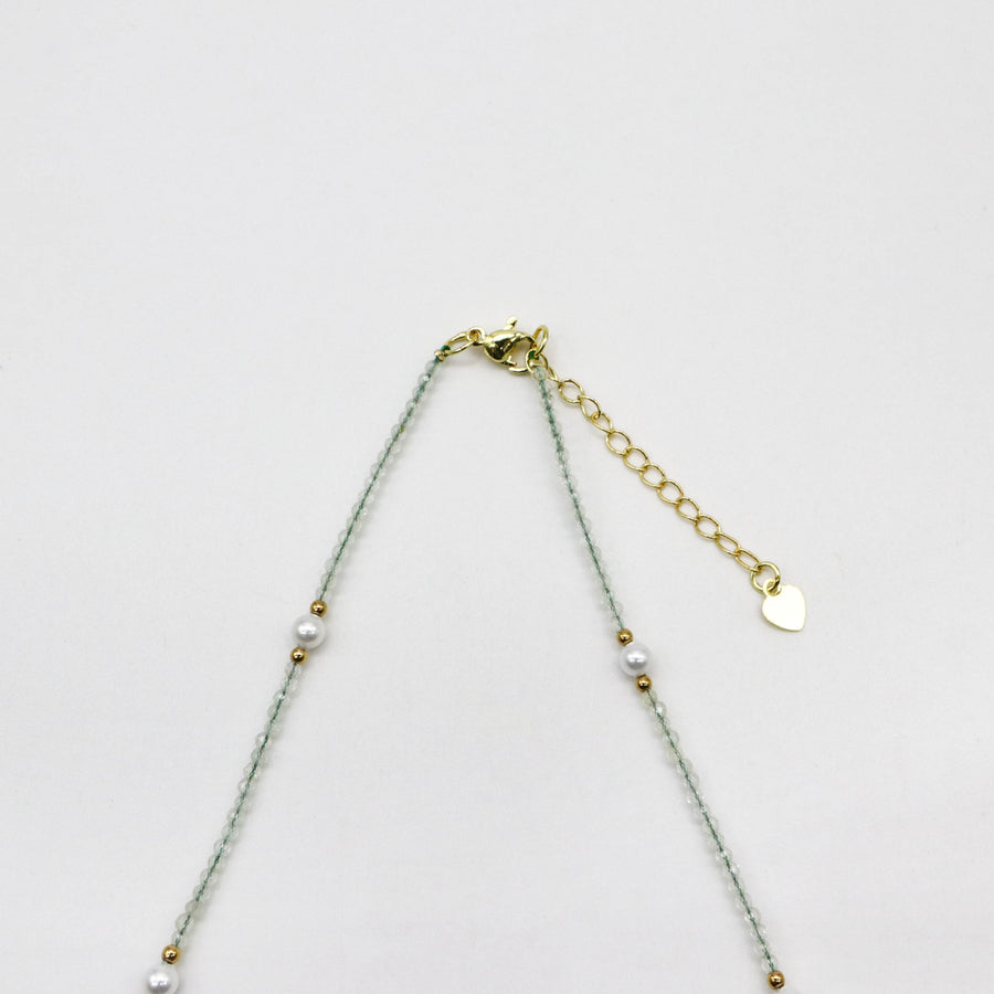 2mm Natural Stone Beads Classic Style Necklace & Bracelet Set