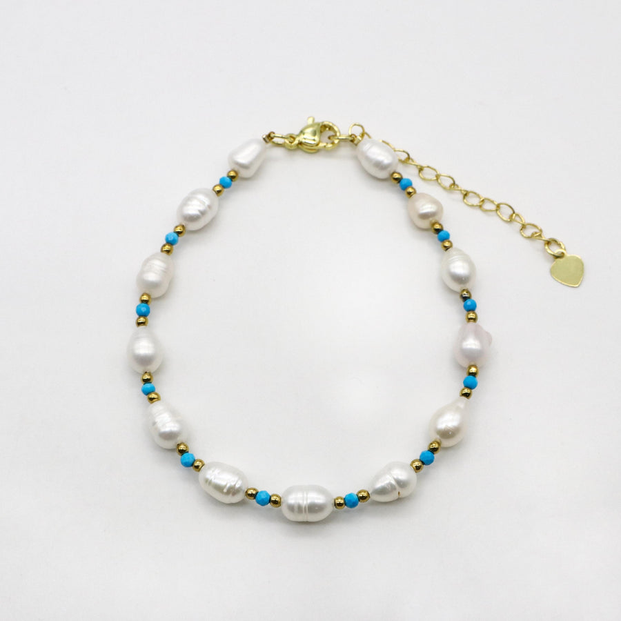 Fantastic Style 8mm Irregular Pearls Necklace & Bracelet Set