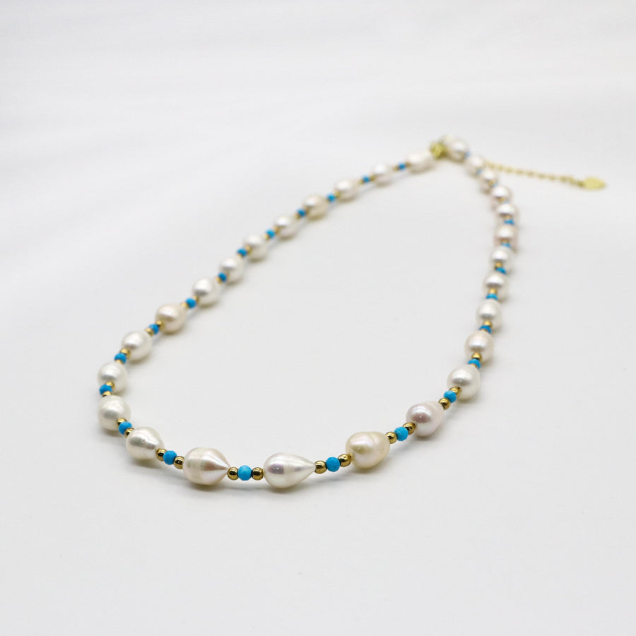 Fantastic Style 8mm Irregular Pearls Necklace & Bracelet Set