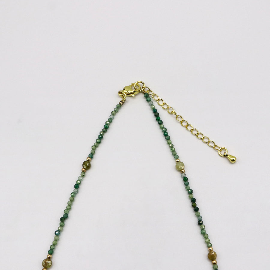 Dainty Style Green Garnet The Forest Spirit Necklace